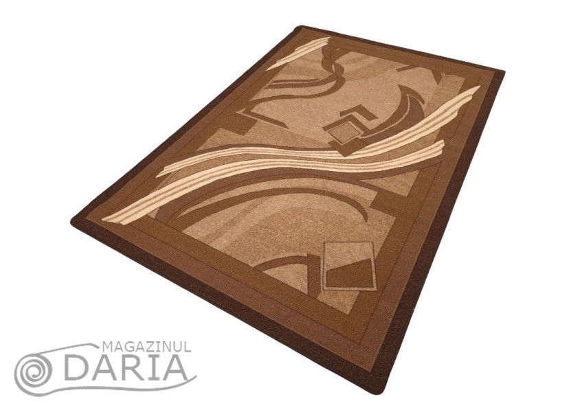 Covor tip mochetă ERIKA 8079 brown
