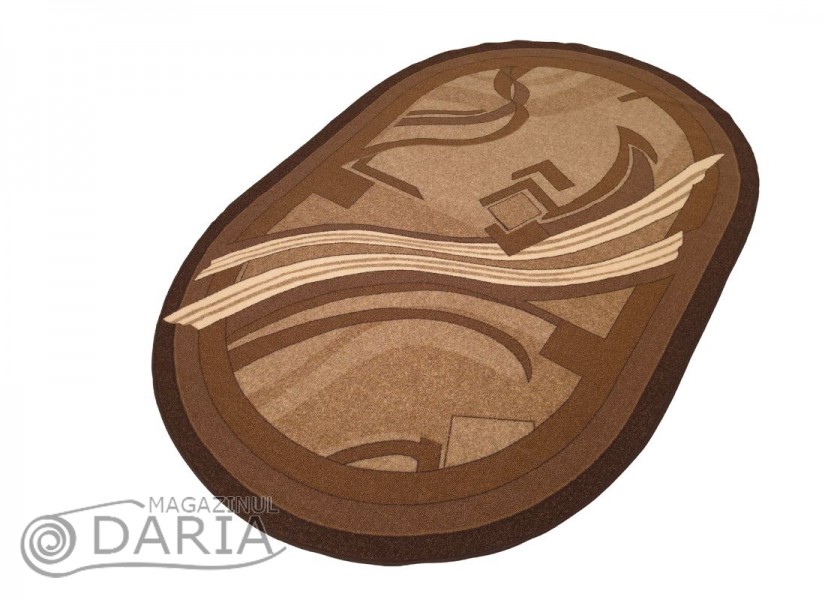 Covor tip mochetă ERIKA 8079 brown