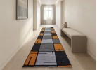 Traverse mocheta ERIKA 8010 grey/orange