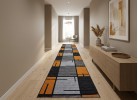 Traverse mocheta ERIKA 8010 grey/orange