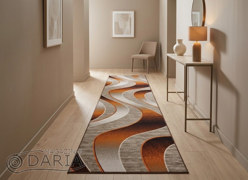 Traverse mocheta ERIKA 8012 beige/orange
