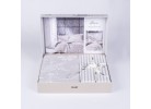 Lenjerie de pat ranforce Alone grey