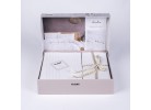 Ediție limitată set de pat Arakis white V7 din 100% bumbac ranforce