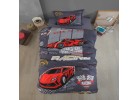 Lenjerie de pat ranforce Racing team blue