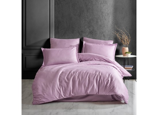 Lenjerie de pat Satin Stripe lilac