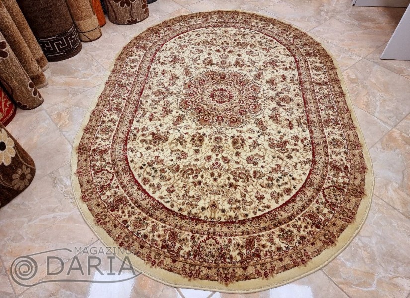 Covor Blue Stones 2538 cream OVAL