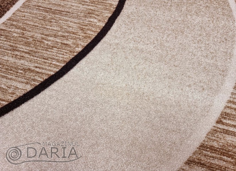 Covor tip mochetă ERIKA 8012 brown small