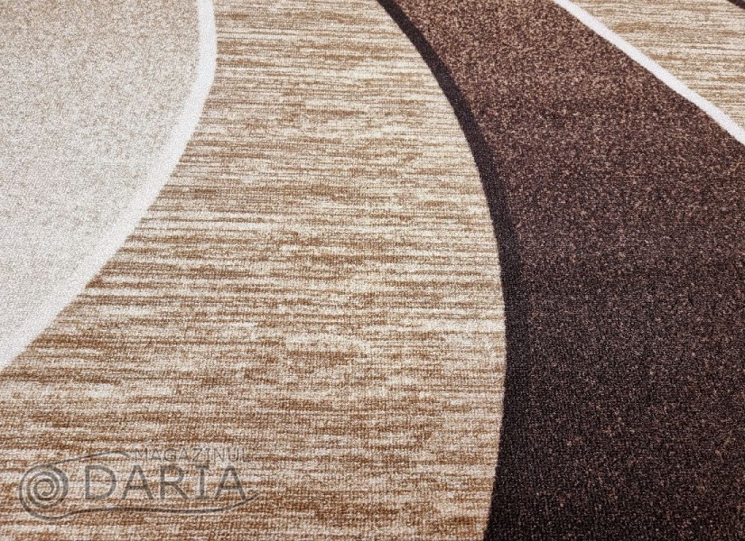 Covor tip mochetă ERIKA 8012 brown small