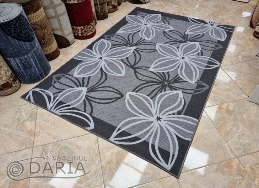 Covor tip mochetă ERIKA 8013 grey