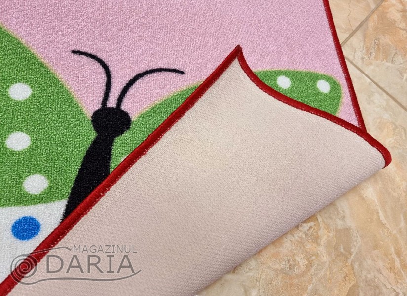 Covor tip mochetă ERIKA 8020 pink