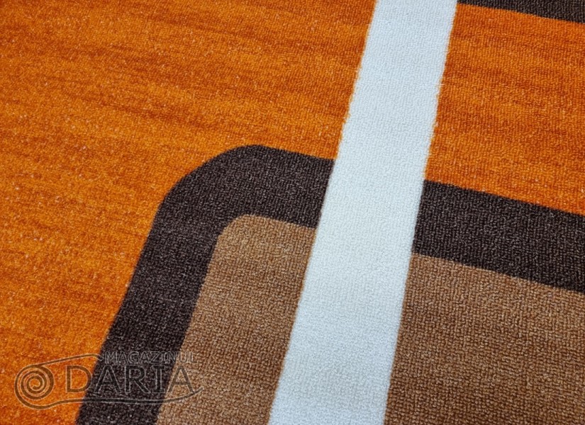 Covor tip mochetă ERIKA 8024 orange