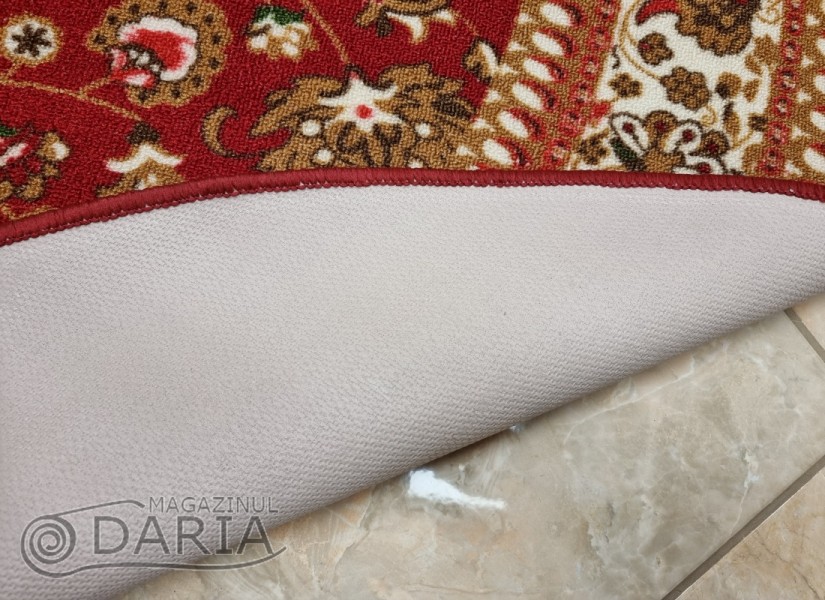 Covor tip mochetă ERIKA 8031 red oval