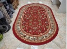 Covor tip mochetă ERIKA 8031 red oval