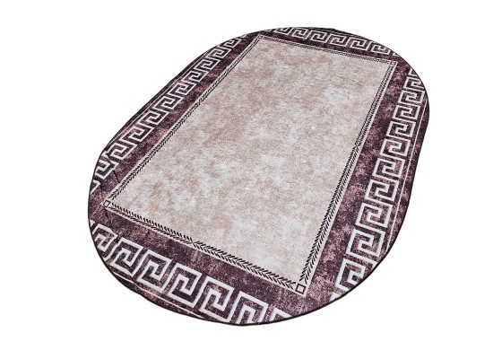 Covor tip mochetă REGAL 7001 beige oval