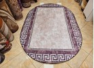 Covor tip mochetă REGAL 7001 beige oval