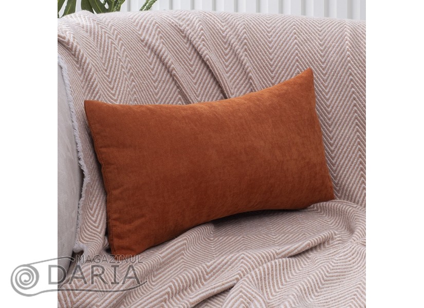Pernă decorativă Panoroma 107 orange 30x50 cm
