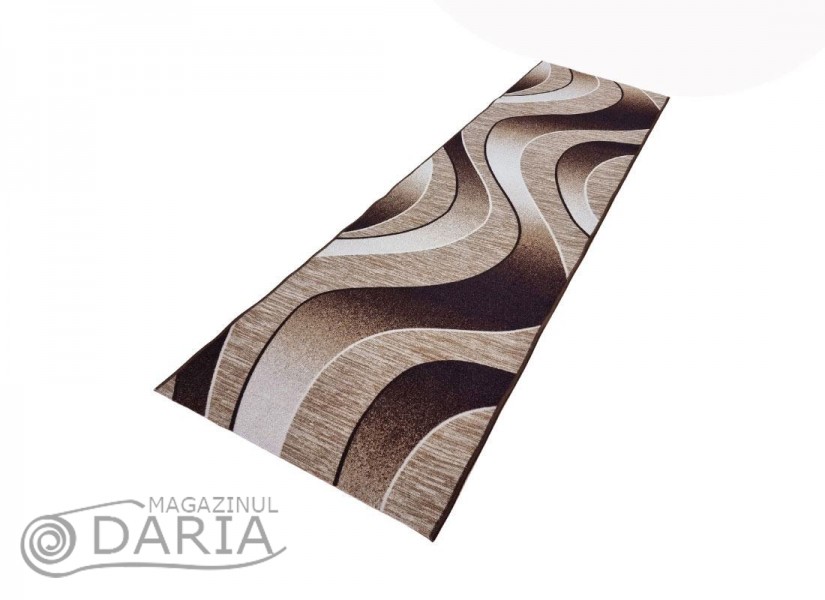 Covor tip mochetă ERIKA 8012 brown small