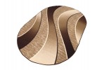 Covor tip mochetă ERIKA 8012 brown oval