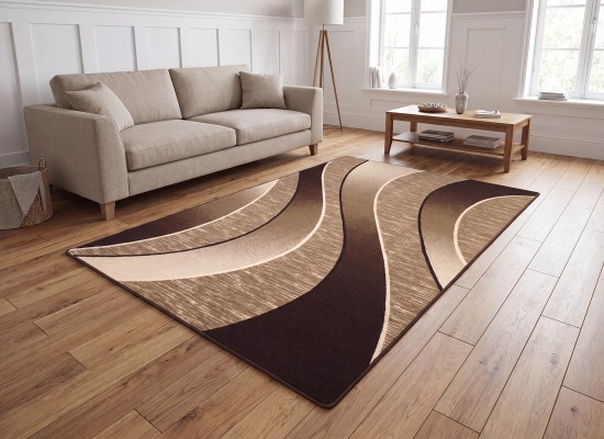 Covor tip mochetă ERIKA 8012 brown