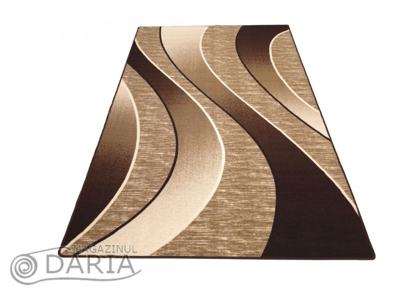 Covor tip mochetă ERIKA 8012 brown