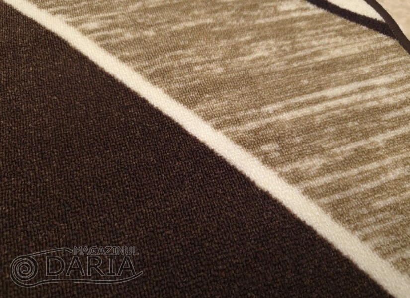 Covor tip mochetă ERIKA 8012 brown