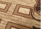 Covor tip mochetă ERIKA 8043 beige oval