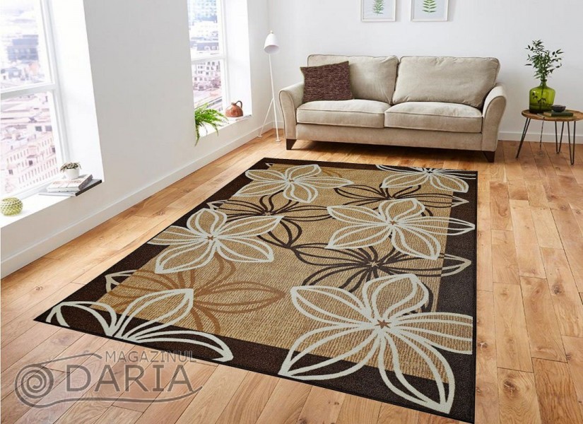 Covor tip mochetă ERIKA 8013 camel
