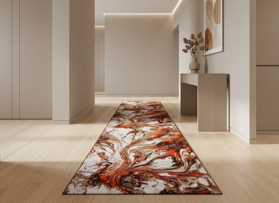 Traverse mocheta ERIKA 8033 beige/orange