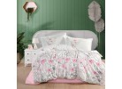 Lenjerie de pat ranforce Angola pink