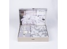 Lenjerie de pat ranforce Messina grey
