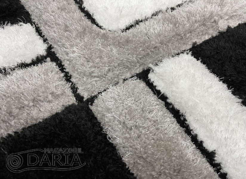 Covor 3D SHAGGY GRANDE 400 black