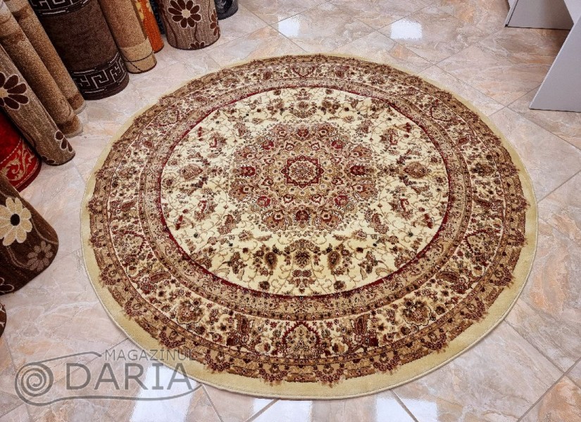 Covor Blue Stones 2538 cream ROTUND