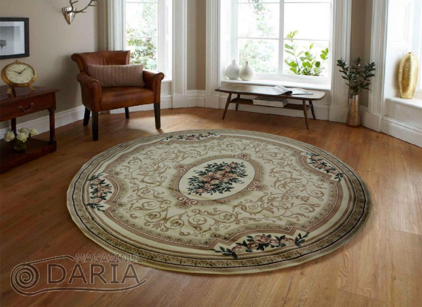 Covor Blue Stones 5261 CREAM ROTUND