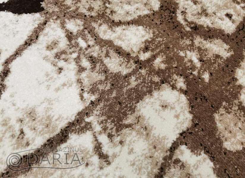 Covor MAGNOLIA 563 cream/brown rotund