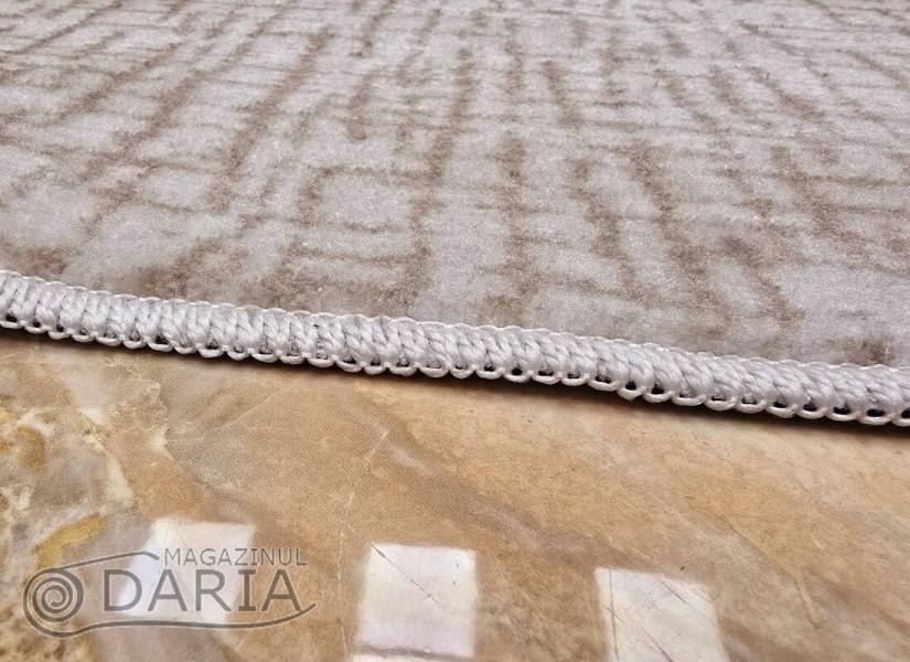 Covor tip mochetă COMFORT 3061 mink rotund