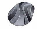 Covor tip mochetă ERIKA 8012 grey oval