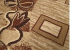 Covor tip mochetă ERIKA 8043 beige rotund