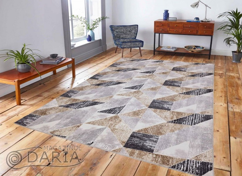 Covor tip mochetă PRESTIGE 6238 anthracite
