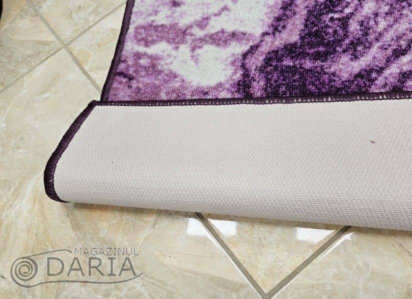Covor tip mochetă ERIKA 8033 lila