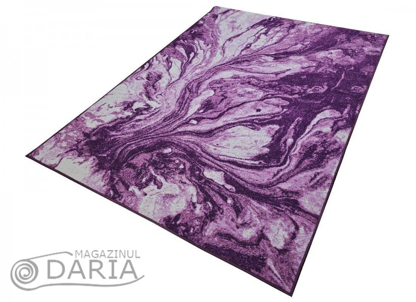 Covor tip mochetă ERIKA 8033 lila