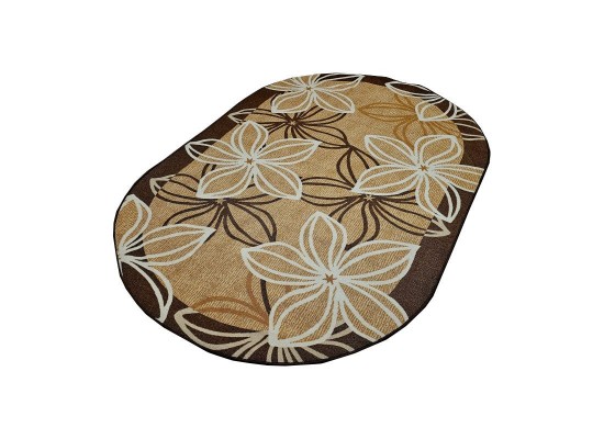 Covor tip mochetă ERIKA 8013 camel oval