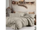 Ediție limitată set de pat Arakis beige V3 din 100% bumbac ranforce