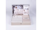Lenjerie de pat ranforce Betina beige