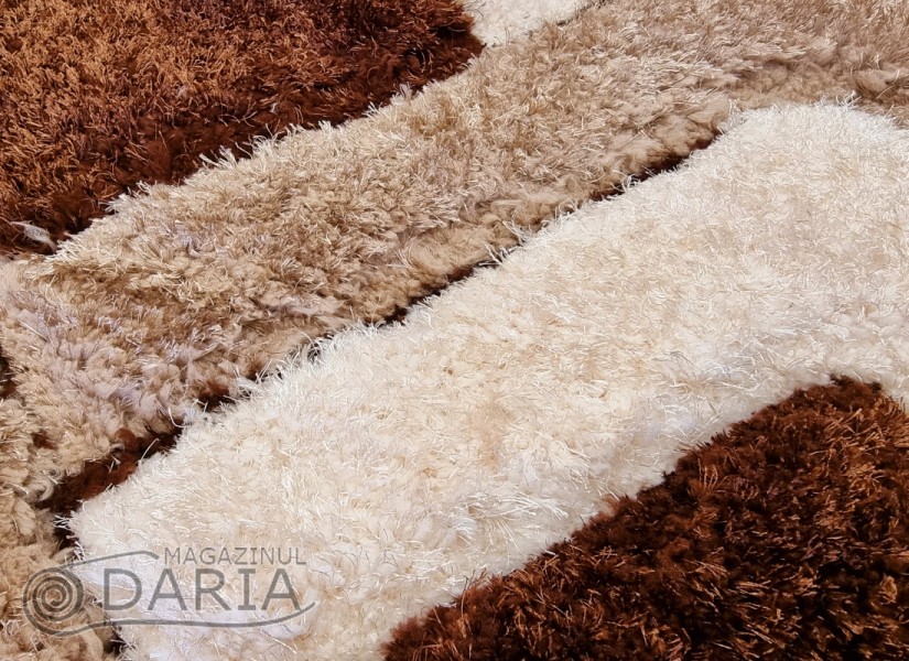Covor 3D SHAGGY GRANDE 400 brown