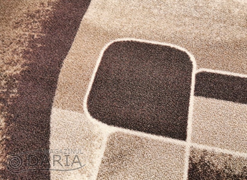 Covor mocheta 80 brown oval