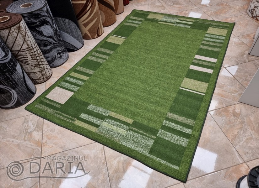 Covor tip mochetă ERIKA 8011 green