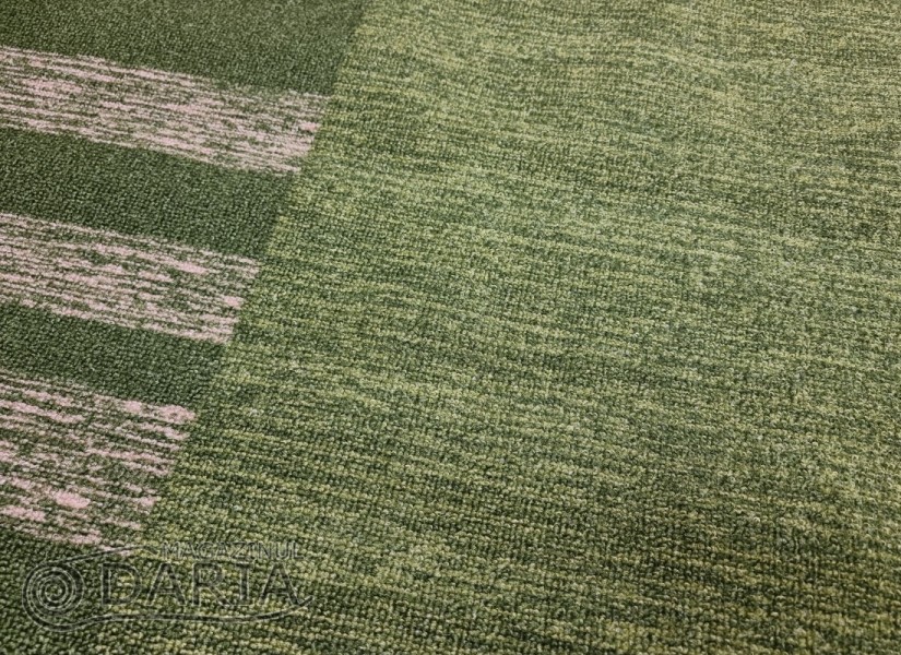 Covor tip mochetă ERIKA 8011 green