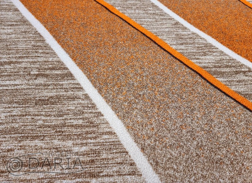 Covor tip mochetă ERIKA 8012 beige/orange