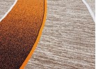 Covor tip mochetă ERIKA 8012 beige/orange