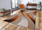 Covor tip mochetă ERIKA 8012 beige/orange